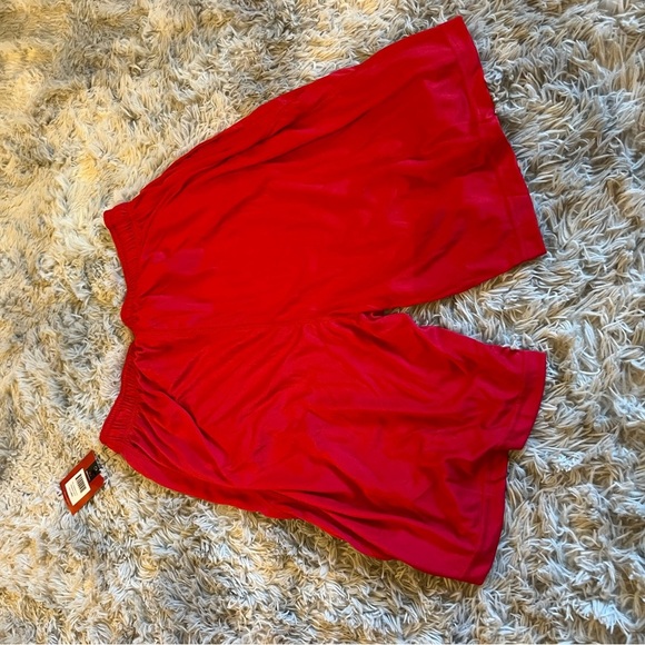 NWT Red Athletic Shorts with Elastic Waistband - Picture 4 of 4